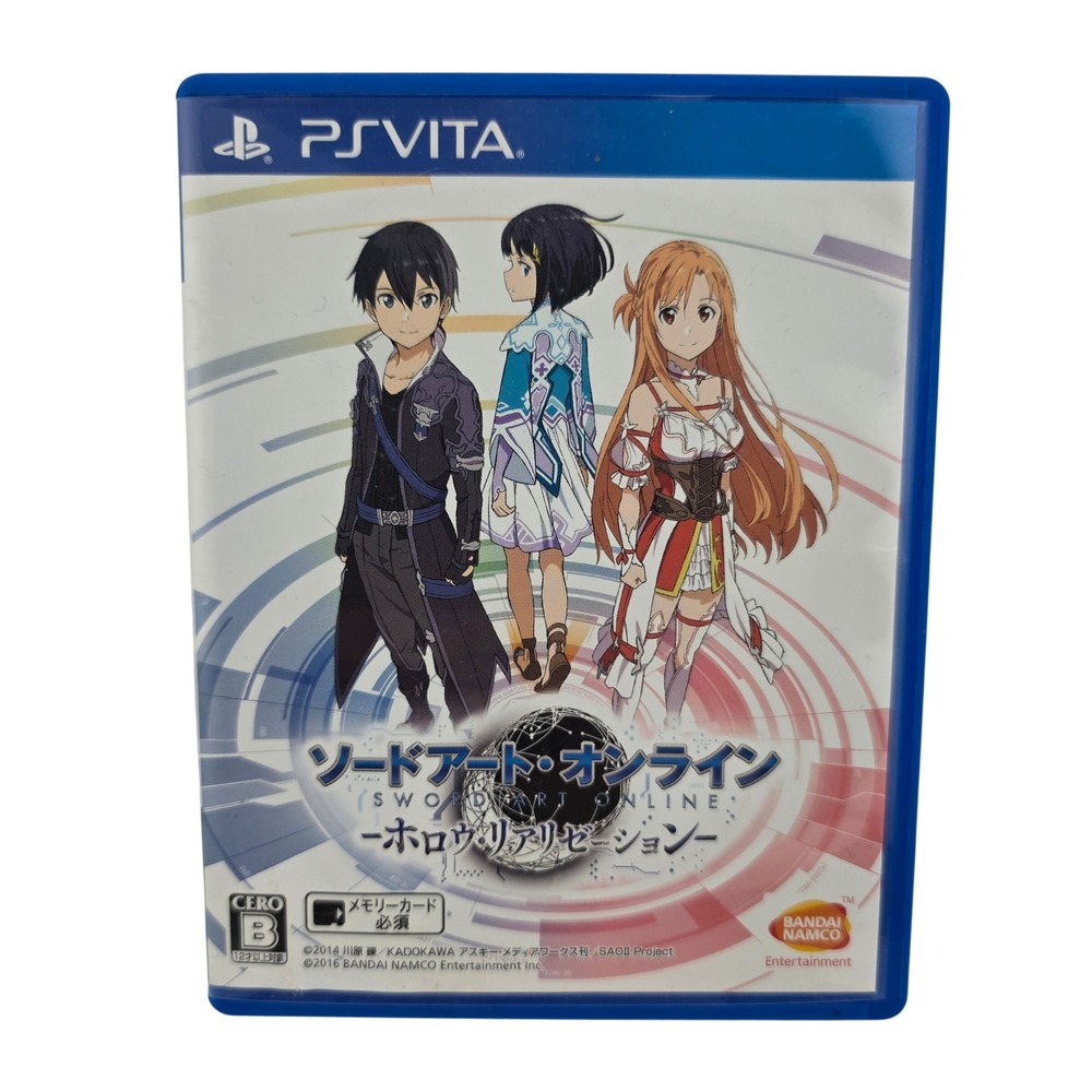 Sword Art Online Hollow Realization PS Vita Japanese Import‎ Bandai Namco Good